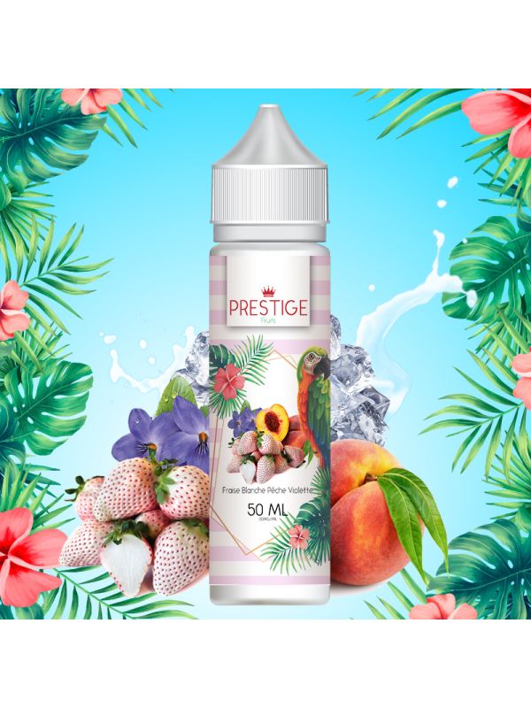 Prestige Fruits - Fraise Blanche, Pêche, Violette 50ml