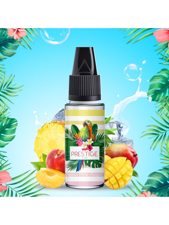 Prestige Fruits - Ananas Pêche Mangue Nic Salt 20mg - 50/50 - 10ml