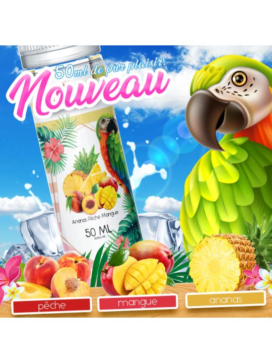 Prestige Fruits - Ananas Pêche Mangue 50ml 50/50