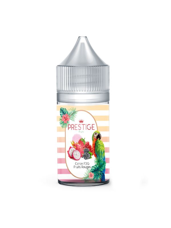 Prestige Fruits - Cotton Candy, Fruit du dragon, Fruits rouges Concentré 30 ML