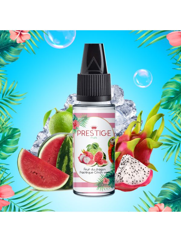 Prestige Fruits - Fruit du Dragon, Pastèque, Citron Vert Concentré 10ml